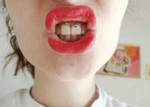 Smiley-piercing