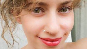 Nostril-piercing